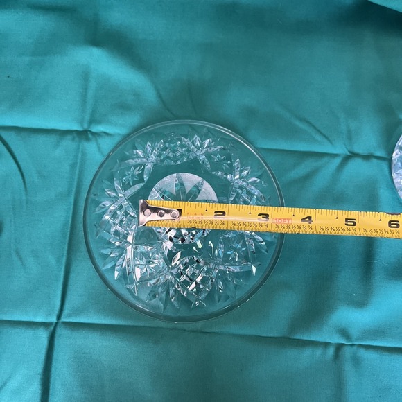 Vintage WATERFORD Innisfree Pattern Cut Lead Crystal 6" Diameter Tapered Bowl - Picture 7 of 11